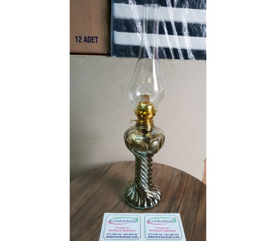 Gaz Lambası Burgulu 48 cm Koyu Füme