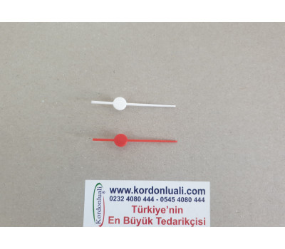 Saat Saniyesi 5 cm Plastik Kırmızı Veya Beyaz