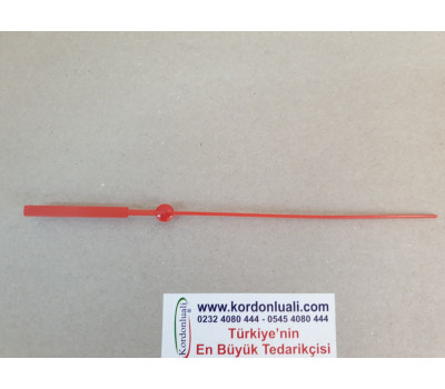 Saat Saniyesi 18,.5 cm Plastik Kırmızı